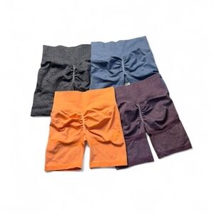 Butt lifting workout shorts (4 pack)